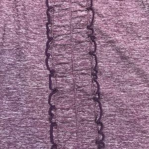 lululemon athletica Tops - Lululemon Ruffled Heathered Purple Dash Tank lululemon athletica Tops - Lululemon Ruffled Heathered Purple Dash Tank
